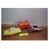 Three Dept. 56 Ceramic Cars