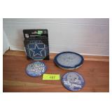 Dallas Cowboys Super Bowl Pins, Coasters & Geode