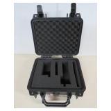 Cushioned Pistol Case - Stickers on the Case