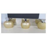 Modern 3-Light Chrome Light Fixture - 24'