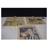 Vintage Star Telegram Newspapers