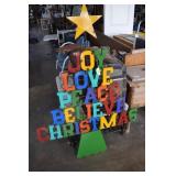 Metal Christmas Yard Art