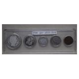 Set Type Barber Coins & Indian Head Cent   NOTE*
