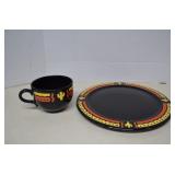 Waechtersbach Germany Plate & Soup Bowl
