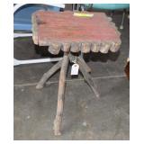Primitive Folk Art Tripod Table