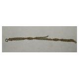 Rolled Gold Plate Twisted Rope Watch Chain or
