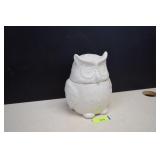 Ceramic Owl Threshold Cookie Jar. No Chips or