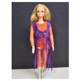 1970 PJ Live Action Barbie In Original Outfit,