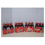 Vintage Lot 4 Six Packs Of Coca Cola Drinks
