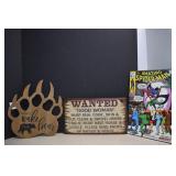 Three Wall Decor Signs