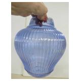 Light Blue Glass Light Shade - 11'