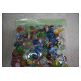 Bag Of Vintage Marbles and Shooters