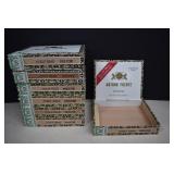 Seven Cigar Boxes