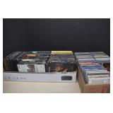 Lot Of Assorted Music CD's & DVD Movies