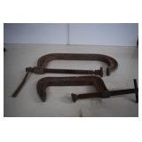 Two Large Vintage C Claps