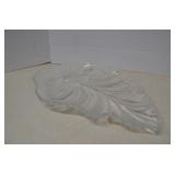 Vintage Mikasa 17' Crystal Hibiscus Platter