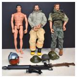 3- Vintage G.I. Joe Action Figures & Accessories