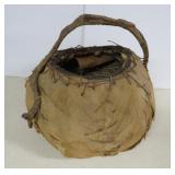 Large Artisan Made Palm Leaf Basket