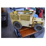 Antique Metal Toy School Bus