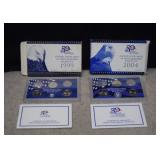 1999-S & 2004-S U.S. Mint 50 State Quarters Proof