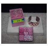Brighton 'Power of Pink' Cuff Bracelet w/ Box&Tag