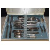 Silverplate Spoons, Forks & Knives-Various Makers
