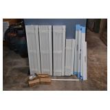 Four White Window Blinds & Hardware MORE