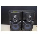 Two Sony Matching Speakers
