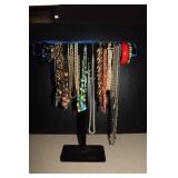 Jewelry Display With Costume Jewelry