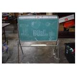 Vintage Blazon Flip Chalkboard On Stand