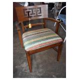 Side Chair With Patterned Back