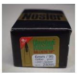 Sealed Box 50ct Nosler Ballistic Tip Ammo 6mm/95