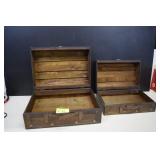 Two Nesting Wood Boxes