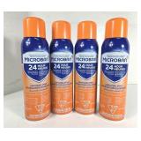 NEW Microban 24Hr Sanitizing Spray (4pks)