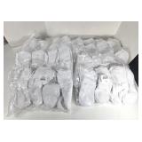 NEW White Crew Socks *size n/a* (96pairs)