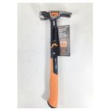 NWT Fiskars Pro ISO Core 22OZ Milled Face Hammer