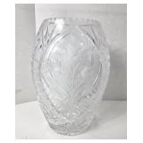 COLLECT Large Rose/Pinwheel Crystal Vase (10' H)