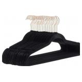 NIB Amazon Basics Velvet & RoseGold Hangers (50ct)