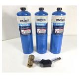 GUC Benzomatic 400G Propane Tanks* & Torch Head