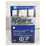 NEW Rogaine Men Foam Minoxidil 5% (60g x3cans)