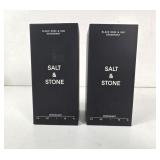 NEW Salt&Stone Black Rose/Oud Deodorants 75g 2pks