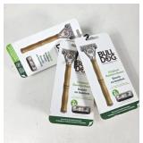 NEW Bull Dog Original Bamboo Razor Set (3pks)