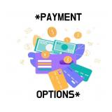 *PAYMENT OPTIONS*