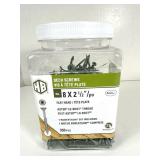 NEW HB Deck Screws 8 x 2 1/2'/ PO (350pcs)