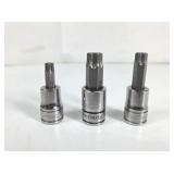 GUC Snap-On Torx 1/2' Socket Set T55/T47/T40 3PCS