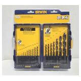 NEW Irwin HighPerformance Metal 18PC Drill Bit Set