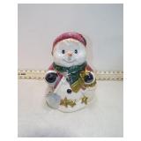 **SNOWMAN COOKIE JAR
