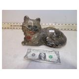VINT CHALKWARE CAT