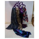 SCARF HANGER & VINT SCARVES