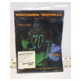 1970 WI/MI FOOTBALL PROGRAM